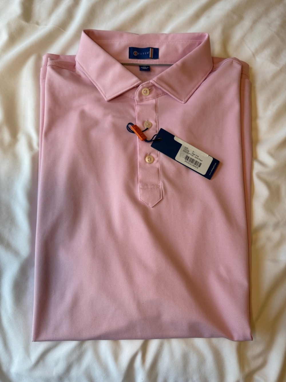 NWT Light Pink Men’s Old Oaks Country Club Golf Polo